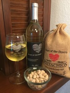 wine and nut pairings from Heart of the Desert Pistachios
