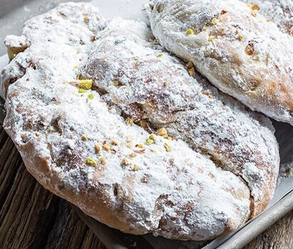 Stollen with American Pistachios