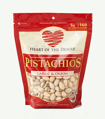 Hod Flavored Pistachios Garlic & Onion Chile