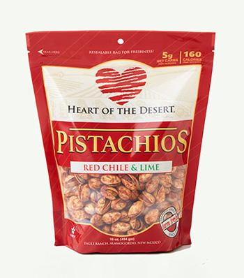 Hod Flavored Pistachios Red Chile And Lime