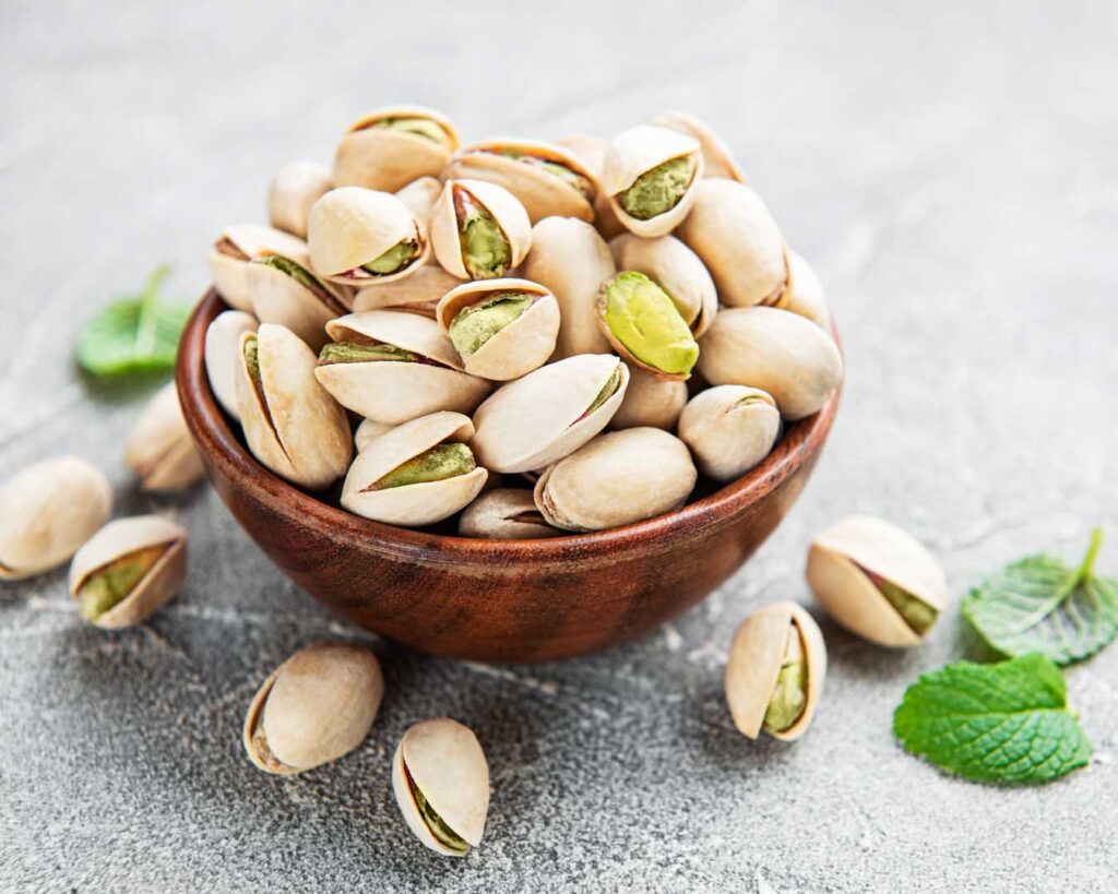 Bowl With Pistachios